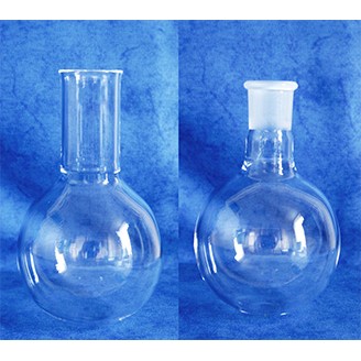 Quartz Round Bottom Flask With or Without Sockets